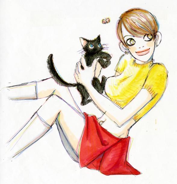 「チワワちゃん」カバー原画(C)岡崎京子/KADOKAWA