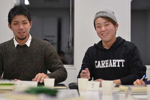 元山仁士郎さん(左)と千葉泰真さん