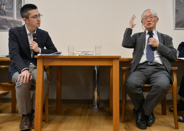 木村草太さん(左)と長尾龍一さん