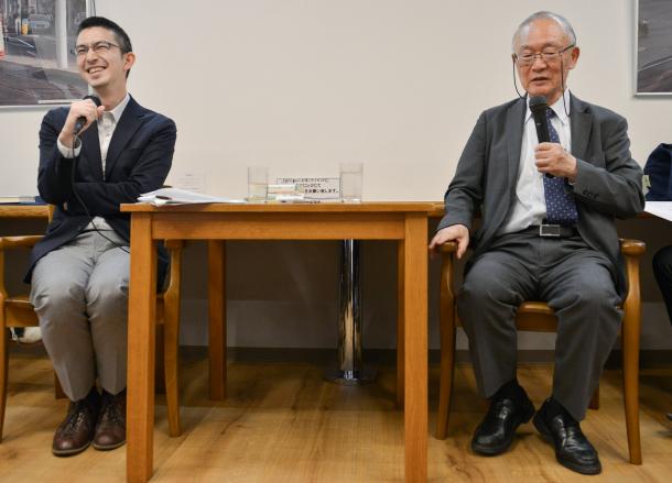 木村草太さん(左)と長尾龍一さん