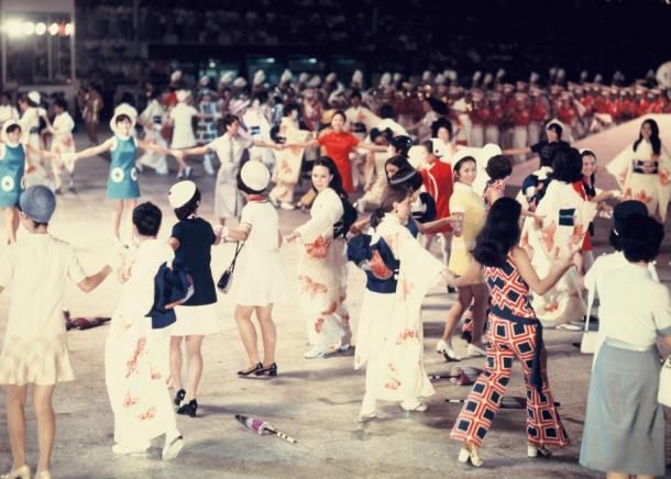 お祭り広場では9月7日から12日にかけて「さよなら万国博」