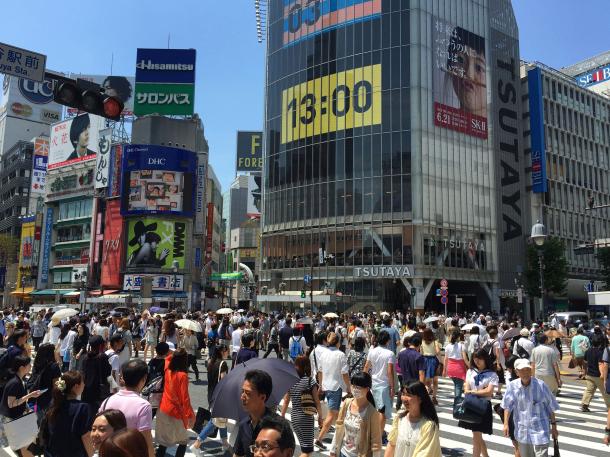 東京都内の通勤風景(撮影:吉永考宏)