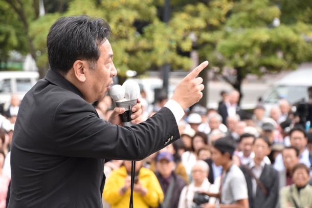 立憲民主党の枝野幸男代表