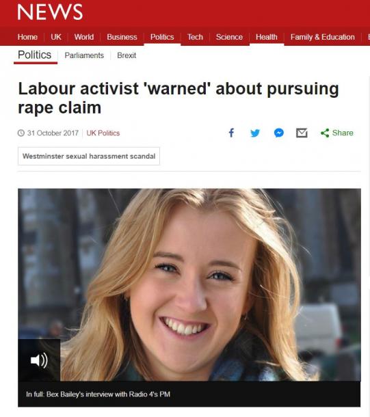 ベイリーさんはBBCラジオのインタビューで自分の体験を話した(BBCニュースのウェブサイトから)