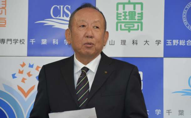 加計学園の加計孝太郎理事長=岡山市北区理大町の加計学園 20180619